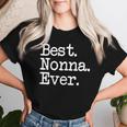 Nonna Mejor Nonna Ever Camiseta de mujer Regalos para ella