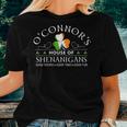 O'connor House Of Shenanigans Irish Family Name Women T-shirt Gifts for Her