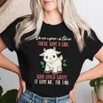 Once There Was A Girl Who Loved Goats Women T-shirt Gifts for Her