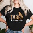 Orange Tabby Cat Mama Boho Orange Tabby Cat Owner Women T-shirt Gifts for Her