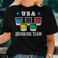 Patriot Olympic Usa Drinking Team Beer Women T-shirt Gifts for Her