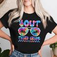 Peace Out Third Grade Last Day Of School Summer Tie Dye Women T-shirt Gifts for Her