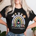 Pediatric Neurology Rainbow Peds Neurology Pediatric Neuro Women T-shirt Gifts for Her