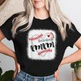 Personalized Baseball Heart Cute Mimi Baseball Women T-shirt Gifts for Her