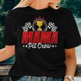 Pit Crew Mama Mother Racing Car Family Birthday Party Women Women T-shirt Gifts for Her