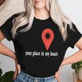 Your Place In My Heart- For Mom And Dad -Valentine's Day Women T-shirt Gifts for Her