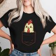 Pocket Chicken Whisperer Cute Poultry Farm Animal Farmer Women T-shirt Gifts for Her