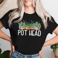 Pot Head Plant Gardener Women T-shirt Gifts for Her