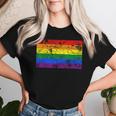 Pride Rainbow Flag Lgbt Gay Lesbian Vintage Women T-shirt Gifts for Her