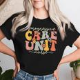 Progressive Care Unit Groovy Pcu Nurse Emergency Room Nurse Women T-shirt Gifts for Her