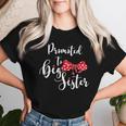 Promoted To Big Sister Sister To Be Mom Camiseta de mujer Regalos para ella