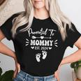Promoted To Mommy Est 2024 New Grandma Grandmother Women T-shirt Gifts for Her