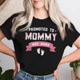 Promoted To Mommy Est 2024 New Mom First Mommy Women T-shirt Gifts for Her