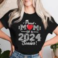 Proud Mom Of A 2024 Senior Graduation Class Of 2024 Senior Women T-shirt Gifts for Her