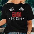 Racing Car Grandma Of The Birthday Boy Gigi Pit Crew Women T-shirt Gifts for Her