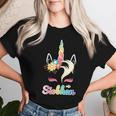 Rainbow Unicorn Siobhan Apparel Custom Name For Girls Women T-shirt Gifts for Her