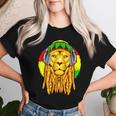 Rastafarian Lion Leo Horoscope Zodiac Sign Rasta Women Women T-shirt Gifts for Her