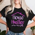 Realtor House Hustler Real Estate Agent Advertising Women T-shirt Gifts for Her