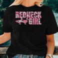 Redneck Girl Pink Camouflage With Two Ducks Women T-shirt Gifts for Her