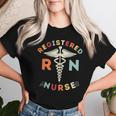 Registered Nurse Rn Nursing Nurse Women T-shirt Gifts for Her