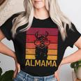 Retro Almama Muttertag Beste Mama Alpaka T-shirt Frauen Geschenke für Sie