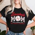 Retro Baseball Mom Like A Normal Mom But Louder And Prouder Women T-shirt Gifts for Her