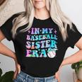 Retro In My Baseball Sister Era For Girls Sis Women T-shirt Gifts for Her