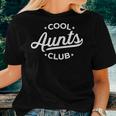 Retro Cool Aunts Club Best Auntie Ever Aunt Pocket Women T-shirt Gifts for Her