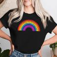 Retro Lgbtq Rainbow Women's T-shirt Frauen Geschenke für Sie