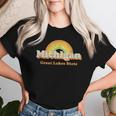 Retro MichiganVintage 70S Rainbow Women T-shirt Gifts for Her
