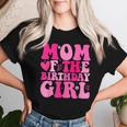 Retro Mom Of The Birthday Family Matching Girls Mama Women T-shirt Gifts for Her