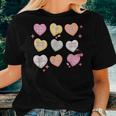 Retro Valentine Gynecologist Obgyn Nurse Conversation Hearts Women T-shirt Gifts for Her
