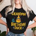 Rubber Duckies Grandma Of The Birthday Duck Rubber Duck Women T-shirt Gifts for Her