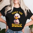 Saying What-The-Duck Duck Friends Women T-shirt Gifts for Her