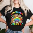 School Lunch Lady Squad A Food Team Rainbow Lunch Hero Squad Women T-shirt Gifts for Her
