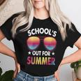 School's Out For Summer Happy Last Day Of School Teachers Women T-shirt Gifts for Her