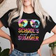Schools Out For Summer Last Day Of School Teacher Tie Dye Women T-shirt Gifts for Her