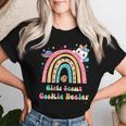 Scouts For Girls Cookie Dealer Rainbow And Unicorn Women T-shirt Gifts for Her