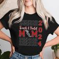 Senior Mom 2024 Class Of 2024 Track And Field Mom Graduation Women T-shirt Gifts for Her