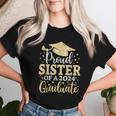 Sister Senior 2024 Proud Sister Of A Class Of 2024 Graduate Women T-shirt Gifts for Her