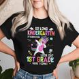 So Long Kindergarten Its Been Fun Look Out 1St Grade Unicorn Women T-shirt Gifts for Her