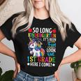 So Long Kindergarten Look Out First Grade Here I Come Girls Women T-shirt Gifts for Her