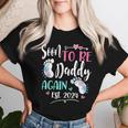 Soon To Be Daddy Again 2024 Mother's Day Women T-shirt Gifts for Her