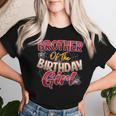 Spider Web Birthday Costume Brother Of The Birthday Girl Women T-shirt Gifts for Her