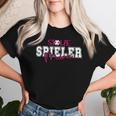 Stolze Spieler Mama Mutter Eines Fußballspielers T-shirt Frauen Geschenke für Sie