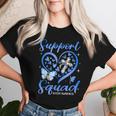 Support Squad Heart Christian Cross Autism Awareness Women T-shirt Gifts for Her