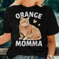 Tabby Cat Orange Cat Mom Orange Momma Women T-shirt Gifts for Her