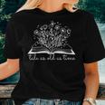 Tale As Old As Time Book Lover Wildflower Book Women T-shirt Gifts for Her