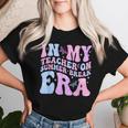 In My Teacher On Summer Break Era Groovy Summer Vibe Teacher Women T-shirt Gifts for Her