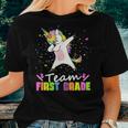 Team First Grade Unicorn 1St Grade Squad Women T-shirt Gifts for Her